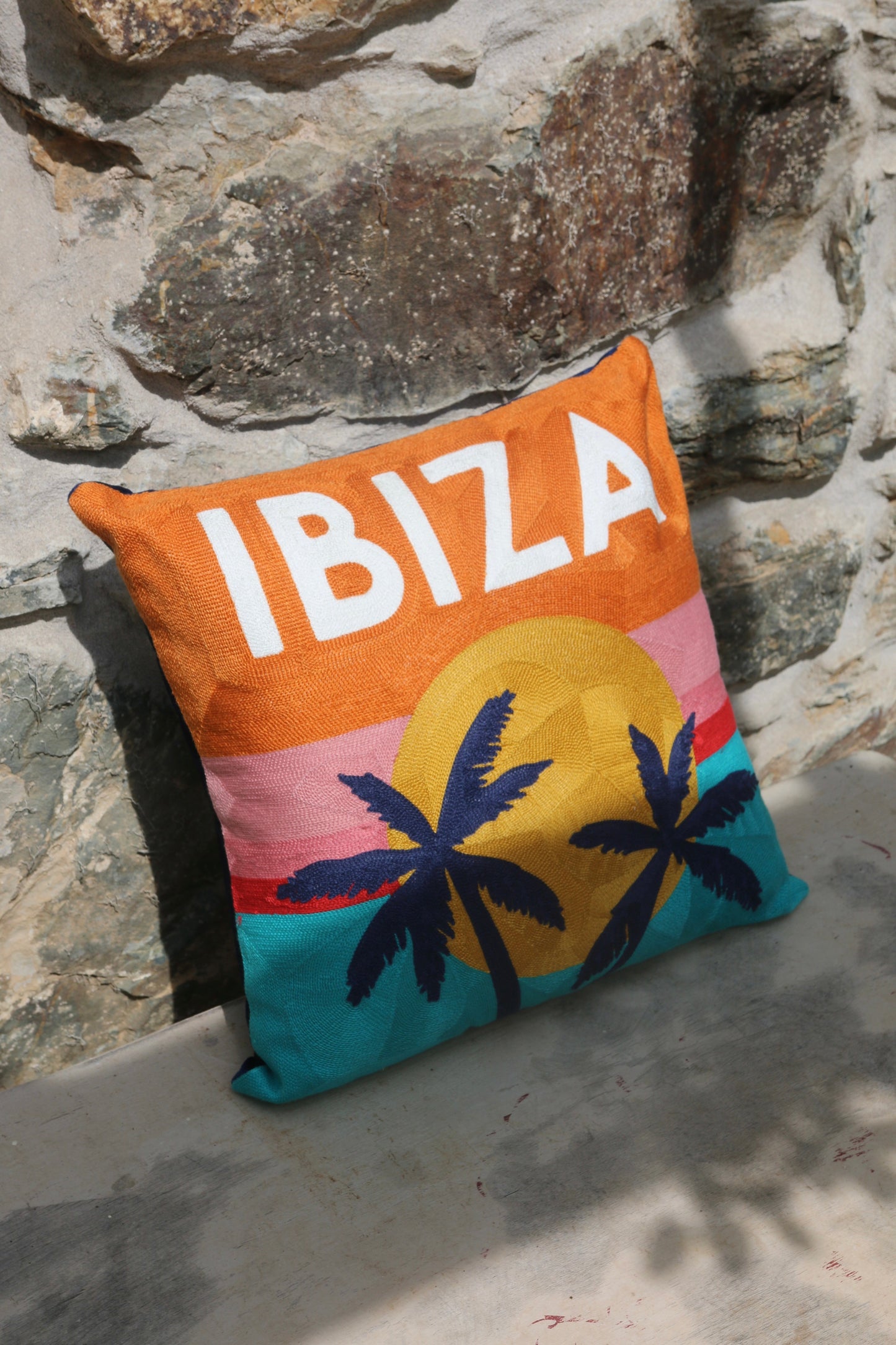 Ibiza Needlepoint Cushion
