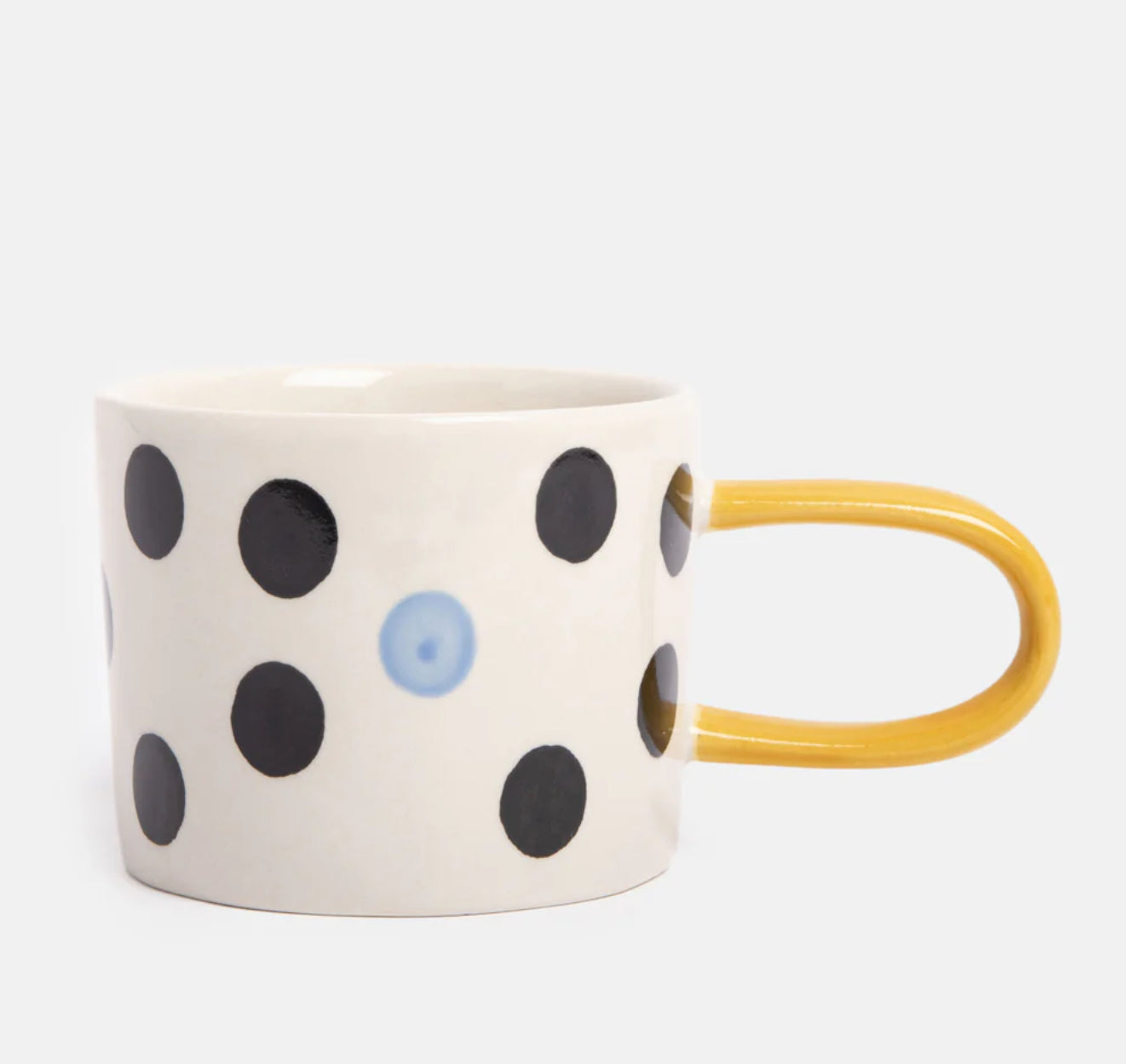 Caroline Gardner Blue accent dot Ceramic Mug