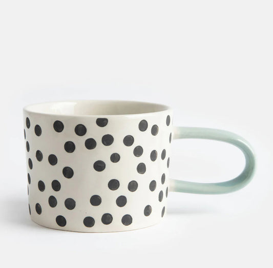 Caroline Gardner Monochrome dots Ceramic Mug