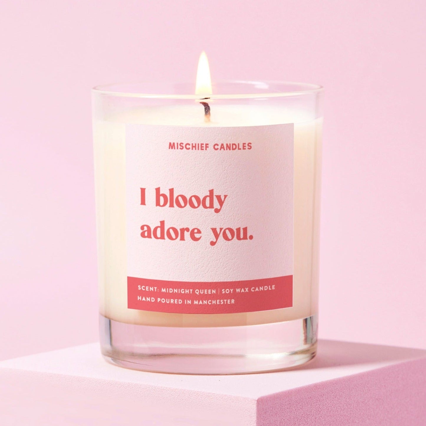 Friendship Gift Funny Gift For Her Candle Bloody Adore You