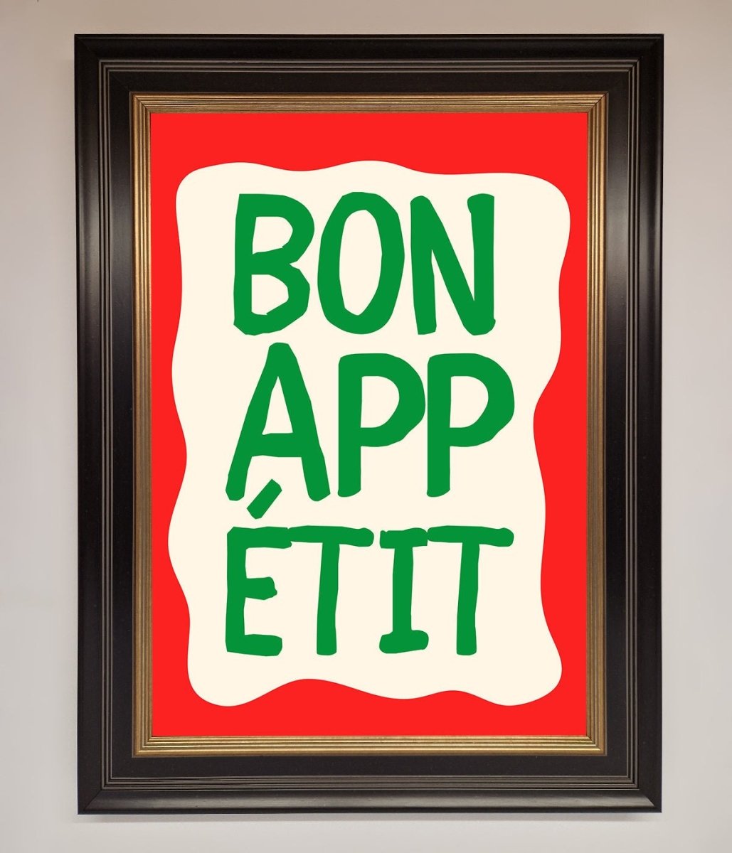 Bonappetit Framed Poster