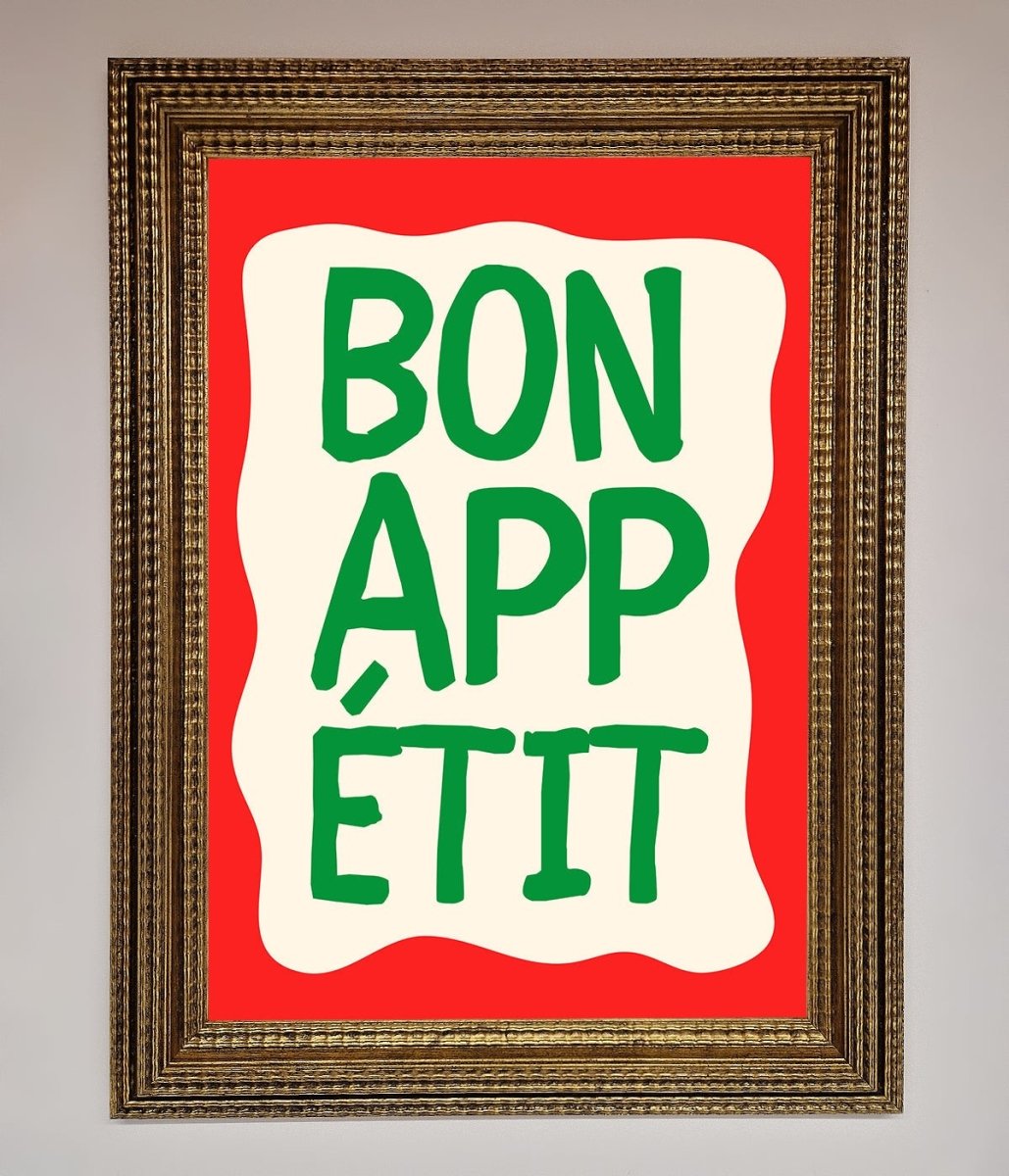 Bonappetit Framed Poster