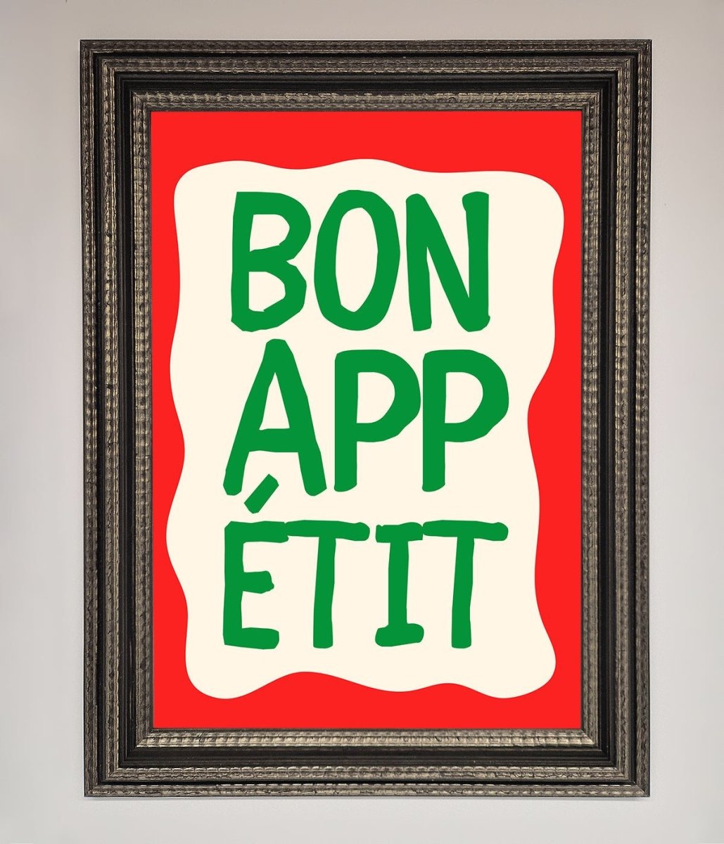 Bonappetit Framed Poster