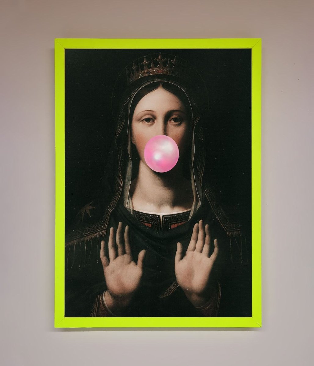 Bubble Gum Renaissance Framed Print