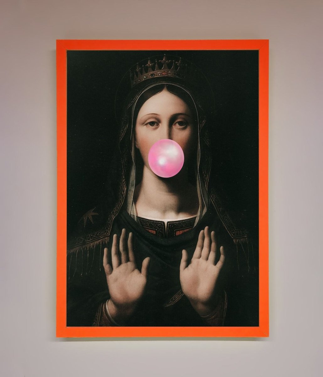 Bubble Gum Renaissance Framed Print