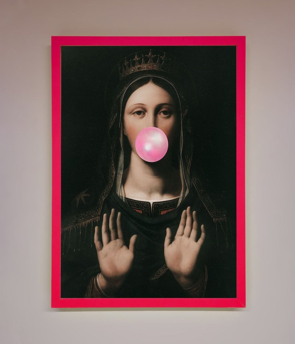 Bubble Gum Renaissance Framed Print