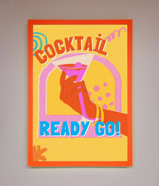 Cocktail Ready Go Framed Poster